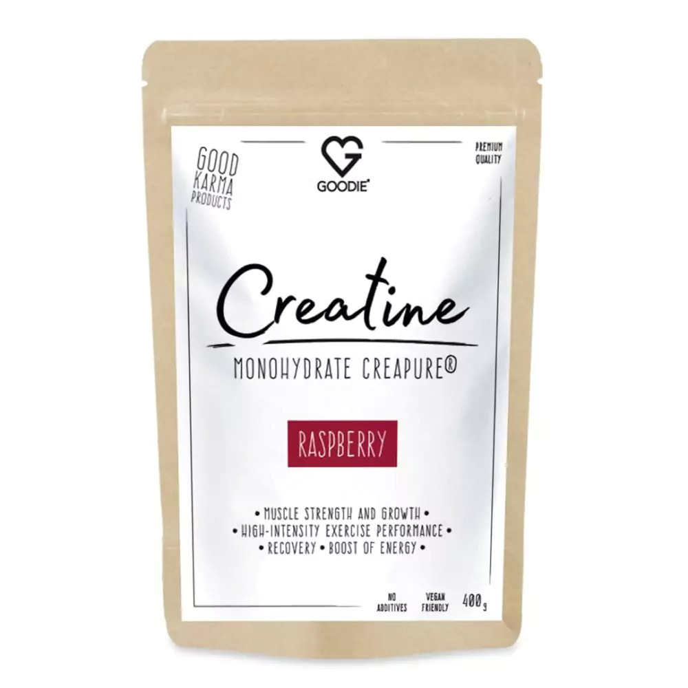 GOODIE Kreatin monohydrát Creapure® Malina, 400 g