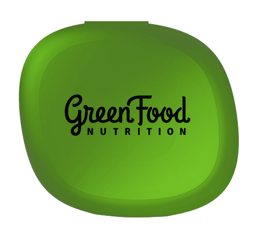GreenFood Pillbox (zásobník na tablety) - zelená