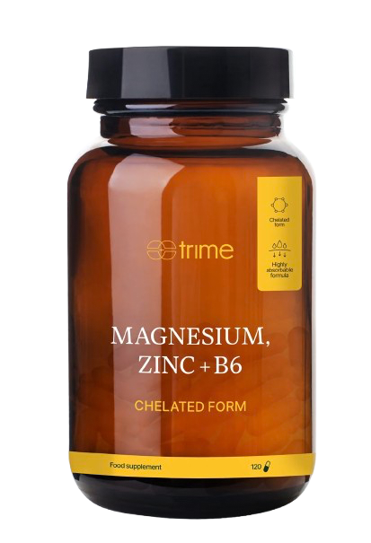 Trime Magnesium+Zinek+B6, 120 ks