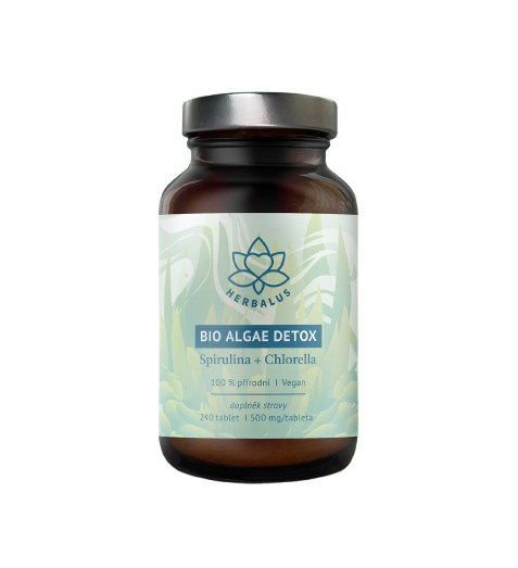 Herbalus BIO Algae Detox - Spirulina a chlorella, 240 tablet