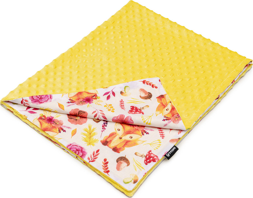 T-TOMI MINKY Přikrývka Foxes,  80 x 100 cm