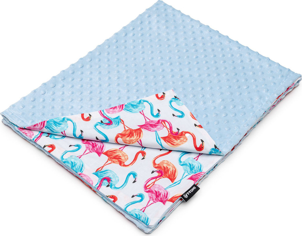 T-TOMI MINKY Přikrývka Flamingo,  80 x 100 cm