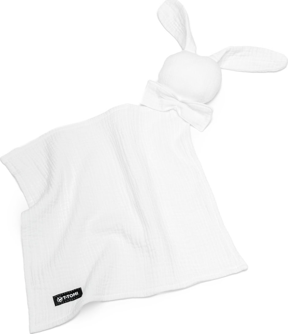 T-TOMI BIO Mušelínový usínáček White/ Bílá