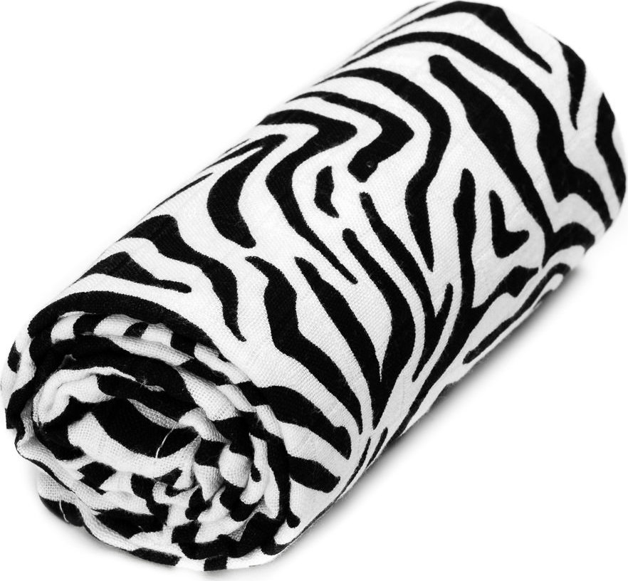 T-TOMI BIO Bambusová osuška Zebra Skin