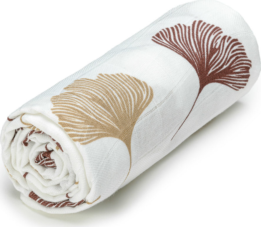 T-TOMI BIO Velká bambusová osuška, ginkgo / ginkgo