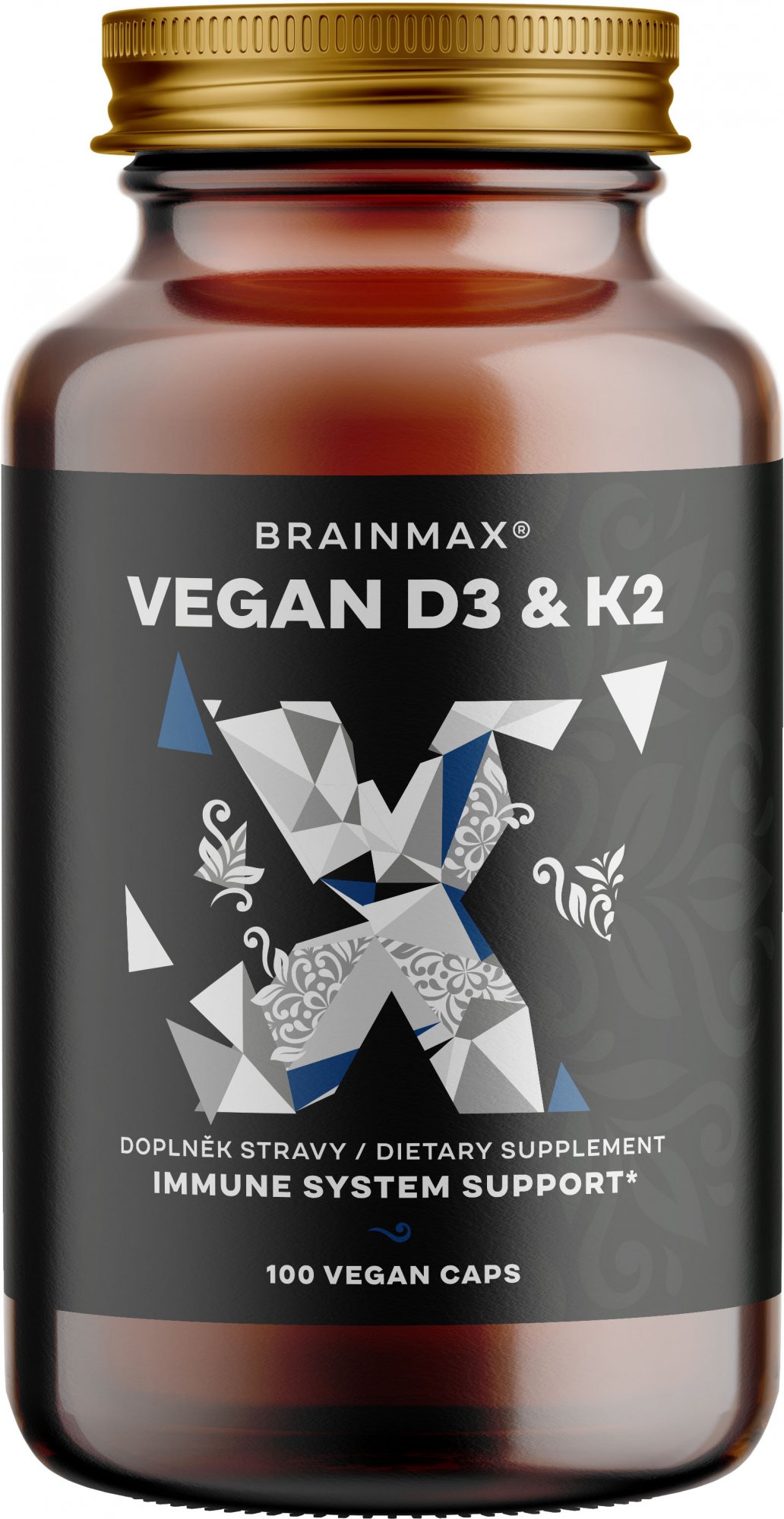 BrainMax VEGAN Vitamin D3 & K2