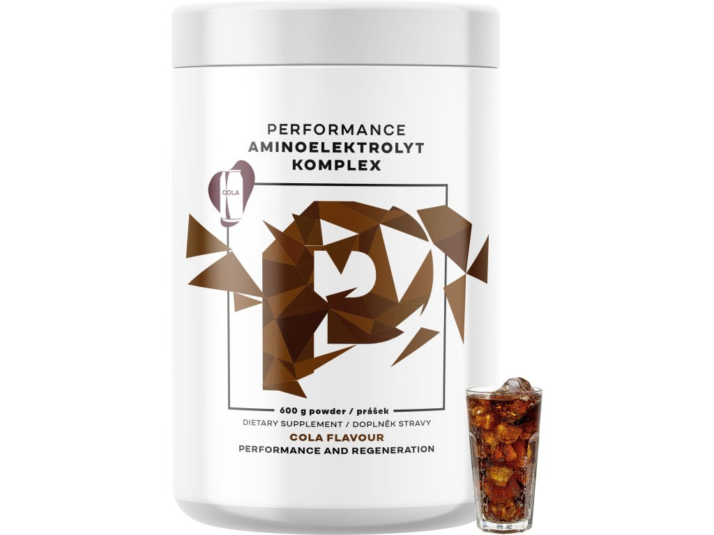 BrainMax Amino Electrolytes Complex, EAA + Elektrolyty, 600 g Příchuť: Cola