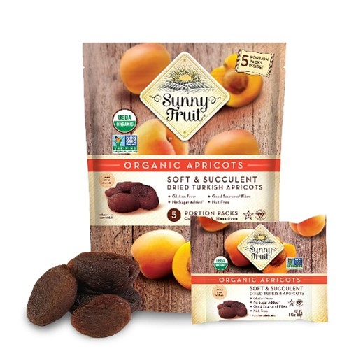 SUNNY FRUIT Bio meruňky sušené na slunci Balení: Multipack 5x50g