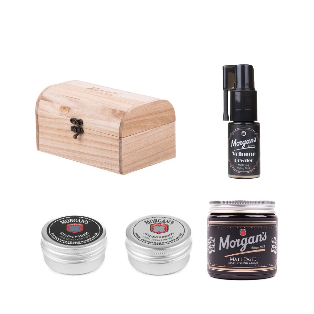 Morgan's Dárková krabička pro úpravu a větší objem vlasů Morgan's Hair Volume Gift Set