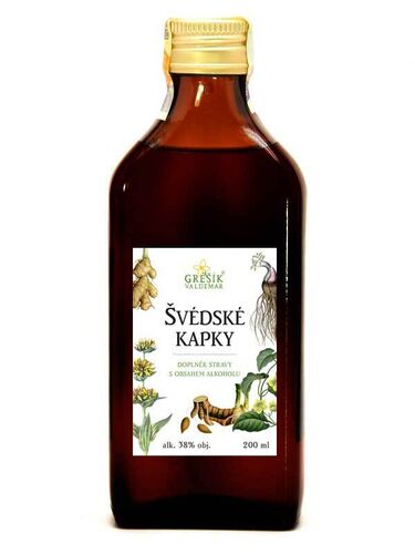 GREŠÍK Švédské kapky, 200 ml