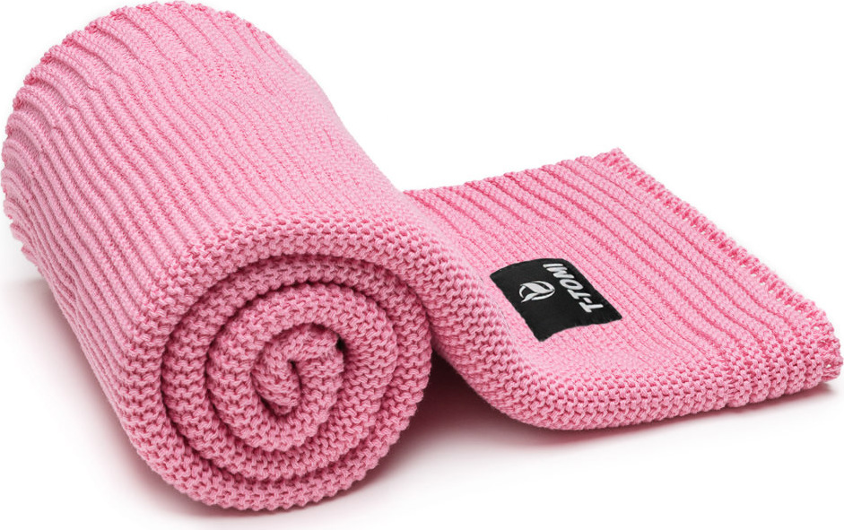 T-Tomi Pletená deka Autumn, Pink waves