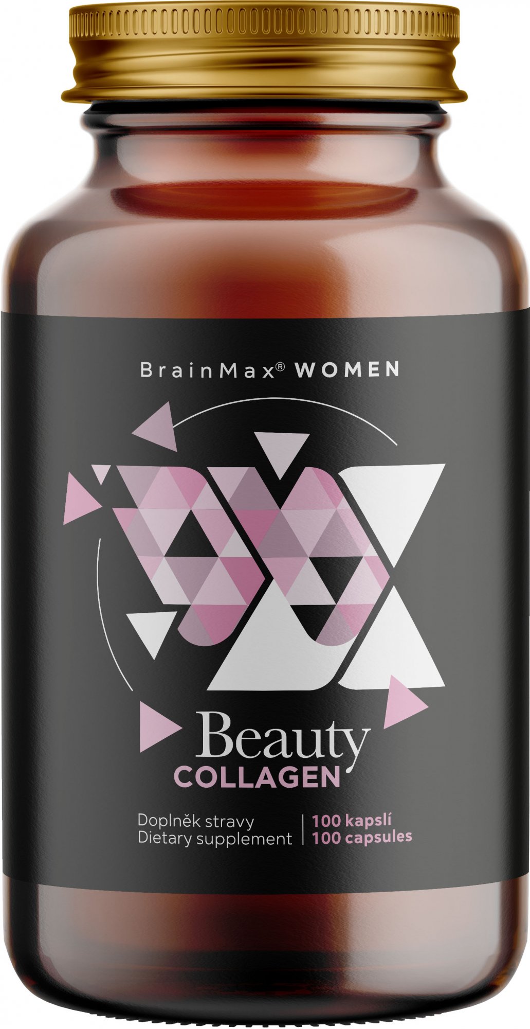 BrainMax Women Beauty mořský rybí kolagen Naticol 2400 mg, 100 rostlinných kapslí