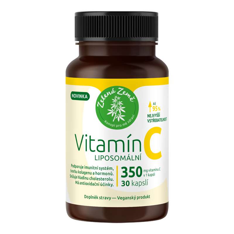 Zelená Země Vitamín C liposomální, 30 ks