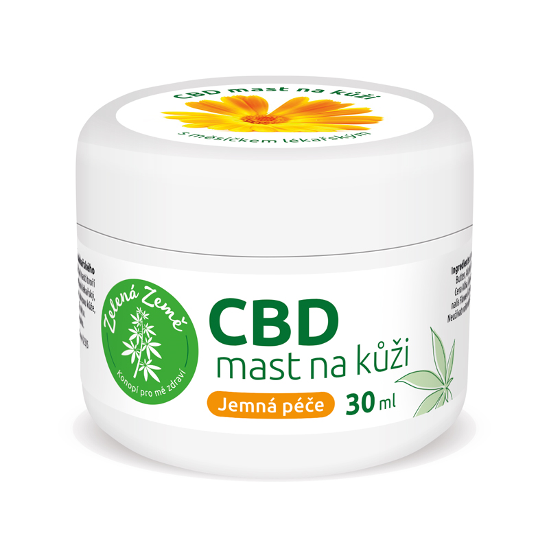 Zelená Země CBD mast, 30 ml
