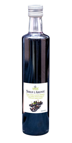 GREŠÍK Sirup z Aronie, 0,5 l