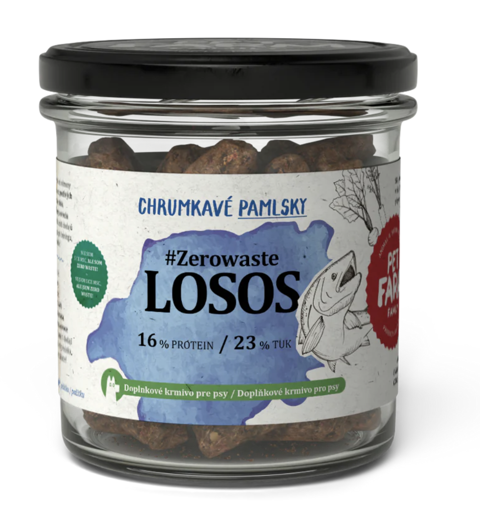 Pet Farm Family Pet Farm Sušenky ZeroWaste Losos, 110 g