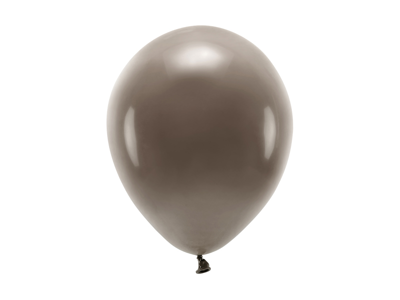 PartyDeco EKO balónek pastelový HNĚDÝ, 26 cm, 100 ks