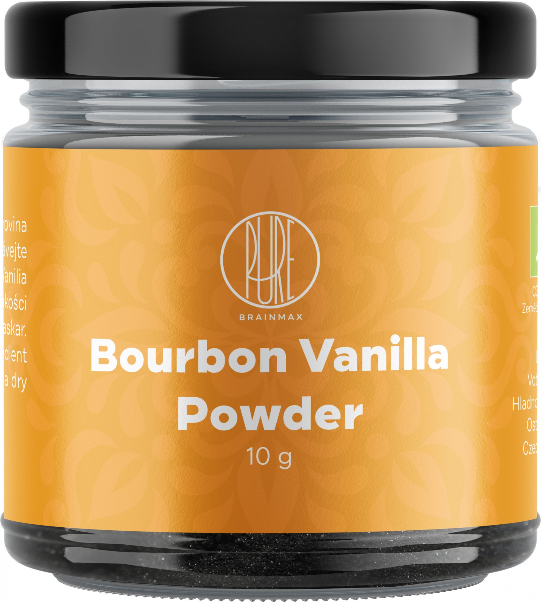 BrainMax Pure Bourbon Vanilka prášek BIO, 10 g