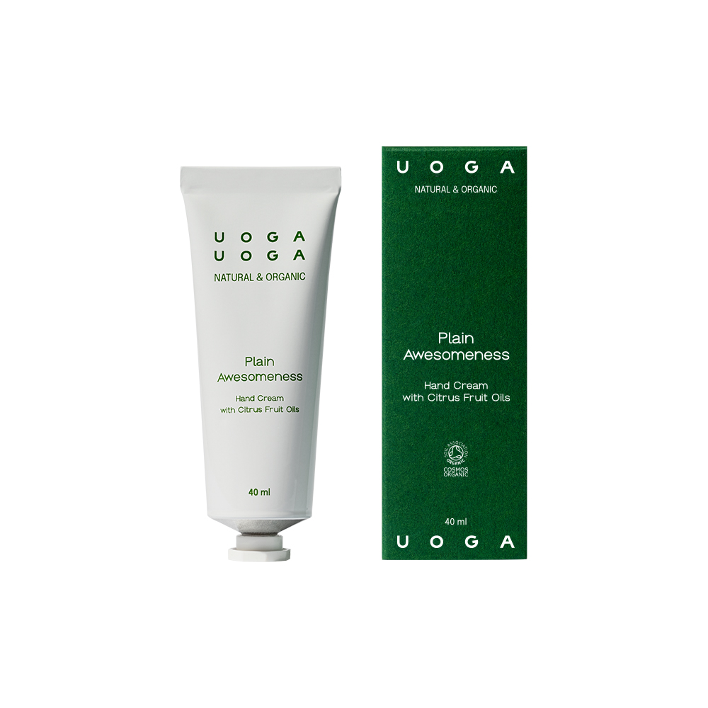 UOGA UOGA Hydratační krém na ruce Plain Awesomeness s olejem z citrusových plodů, 40 ml