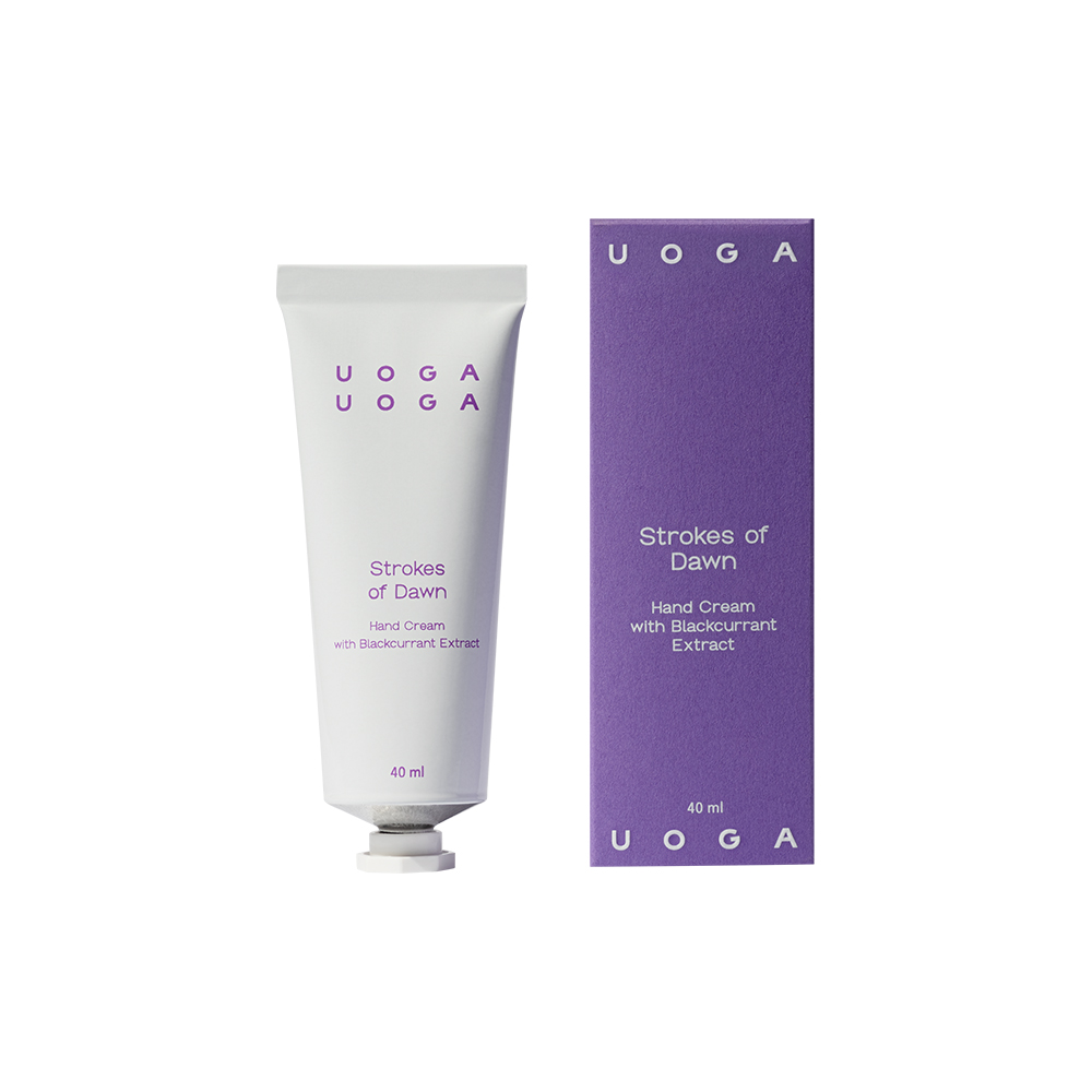 UOGA UOGA Hydratační krém na ruce Strokes of Dawn s černým rybízem, 40 ml