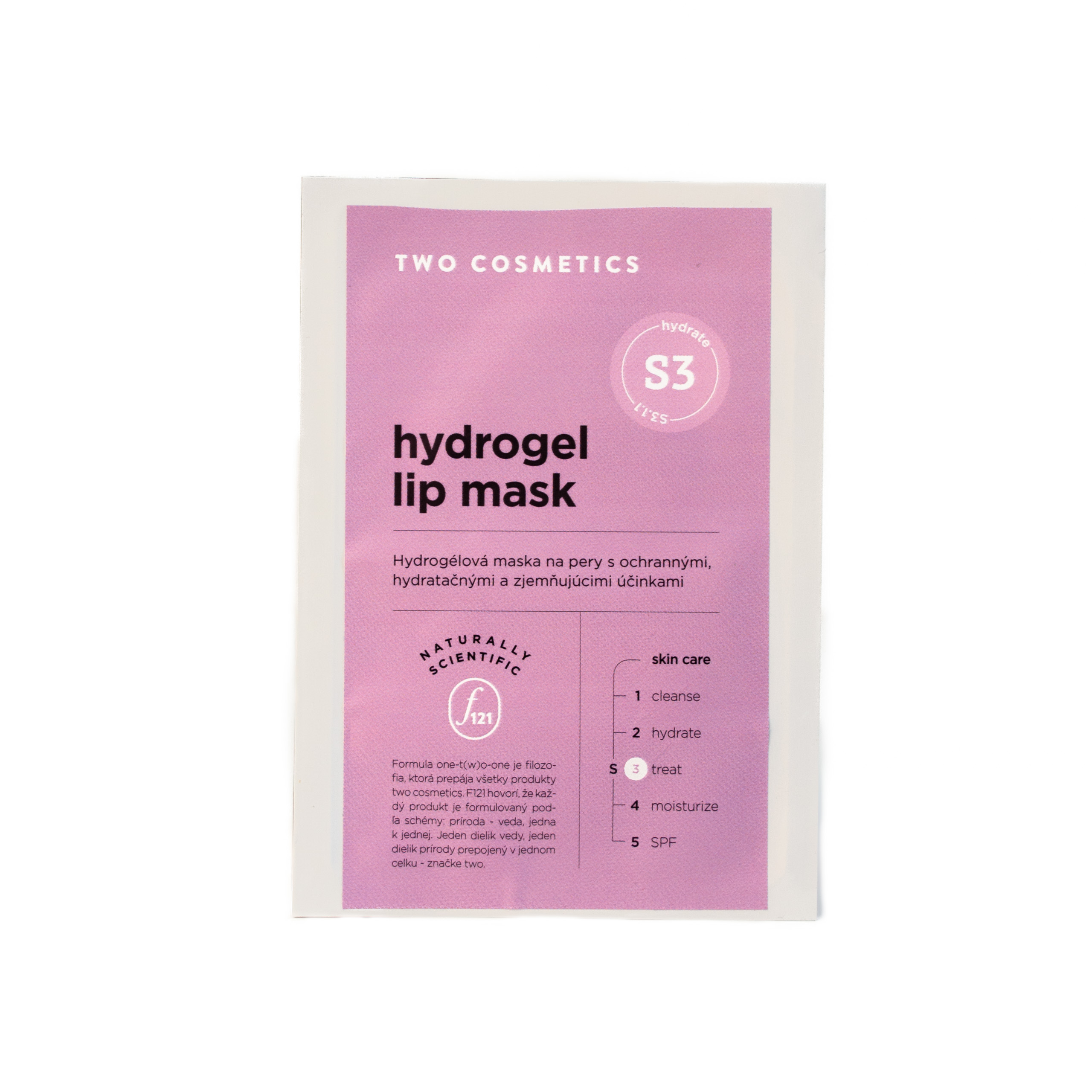 Twocosmetics Hydrogelová maska na rty, 1ks