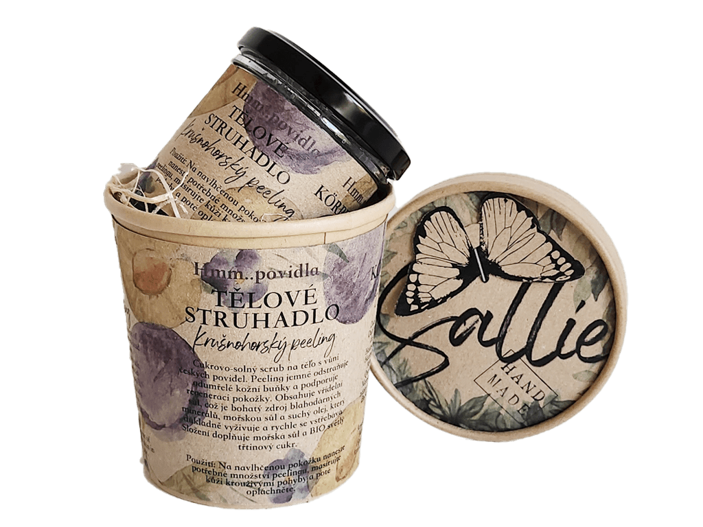 Sallie Tělový peeling Hmm…povidla, 120 g