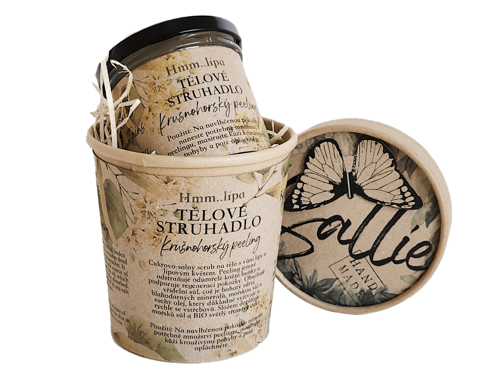 Sallie Tělový peeling Hmm…lípa, 120 g