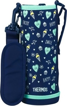 Thermos Pouzdro na dětskou termosku s dvěma uzávěry modré