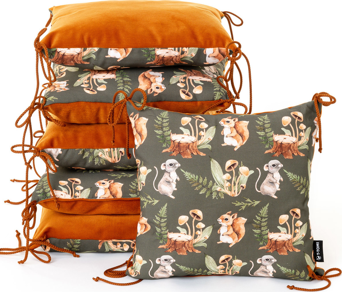 T-TOMI Polštářkový mantinel Forest kingdom, 6ks