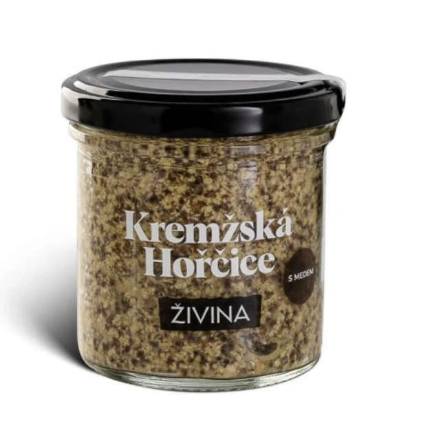 Živina Kremžská hořčice s medem z celých hořčičných semínek, 150 g