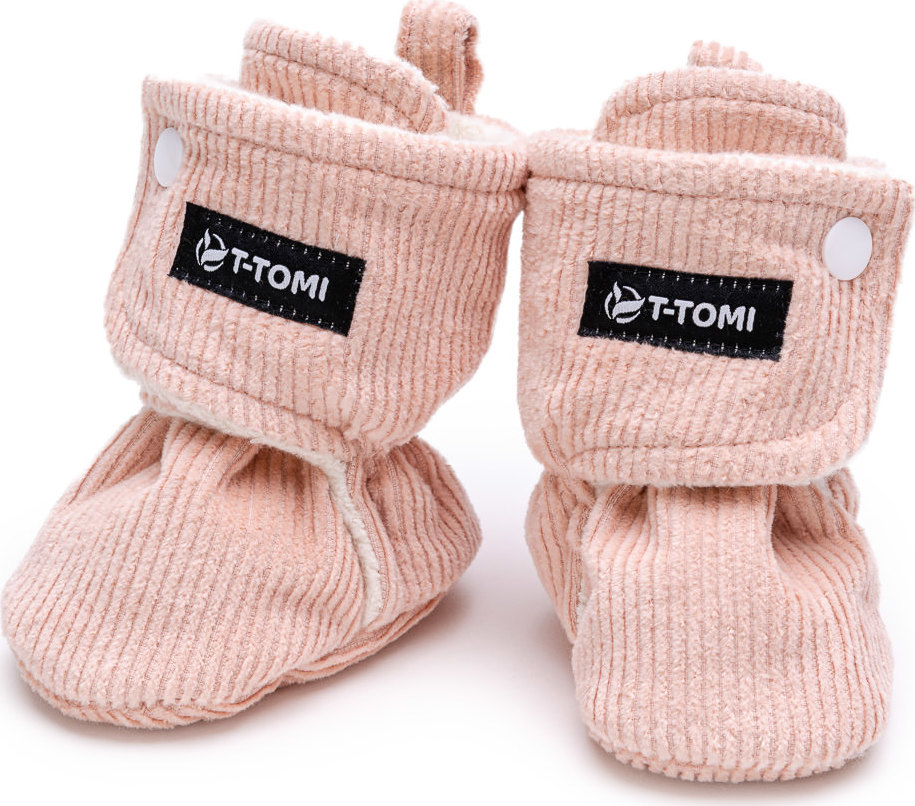 T-TOMI Capáčky Pink (3-6 měsíců) WARM