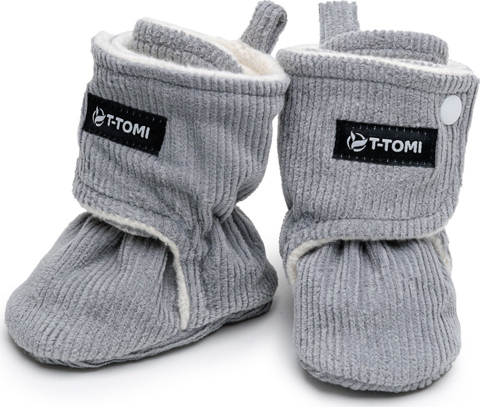 T-TOMI Capáčky Grey (3-6 měsíců) WARM