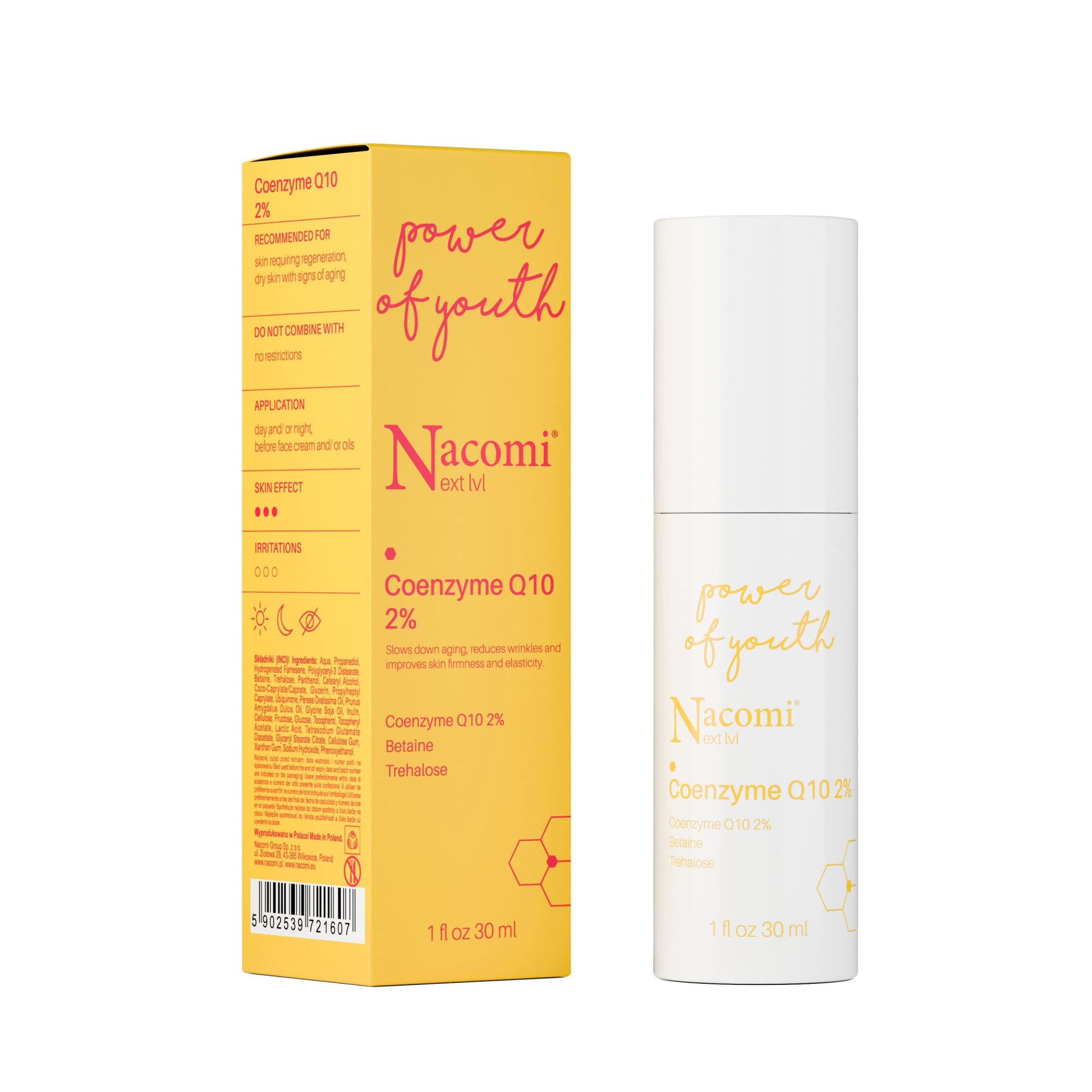 Nacomi Next Lvl. - Sérum Koenzym Q10 2%, Anti-aging efekt, 30ml