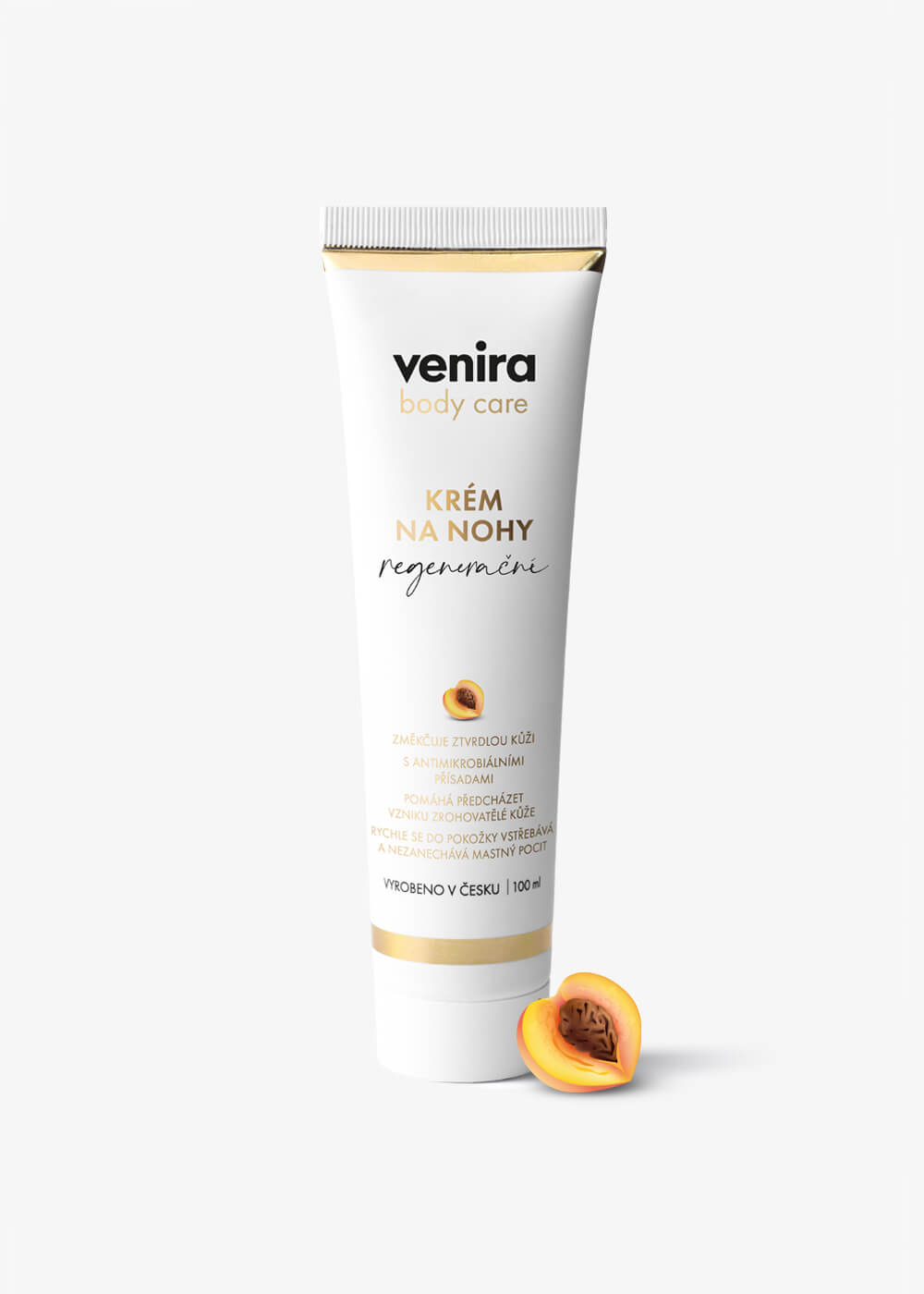 VENIRA krém na nohy Meruňka, 100 ml