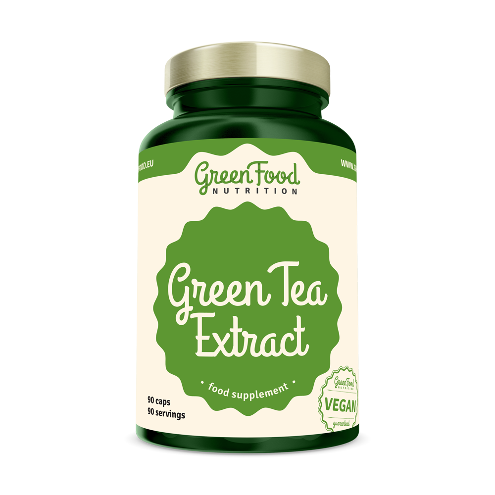 GreenFood Nutrition GreenFood Zelený čaj extrakt, 90 ks