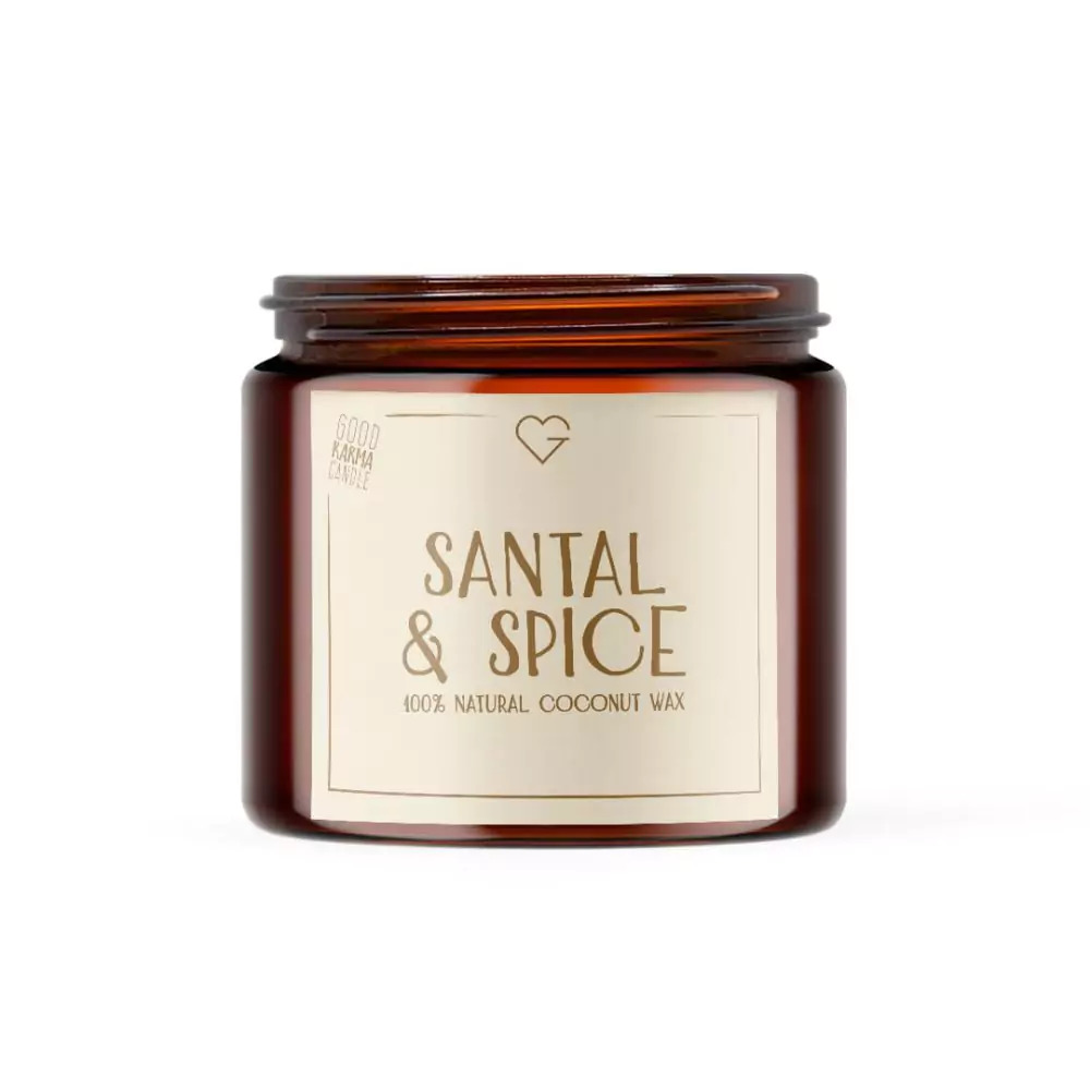 GOODIE Svíčka s bavlněným knotem - Santal & Spice 80 g