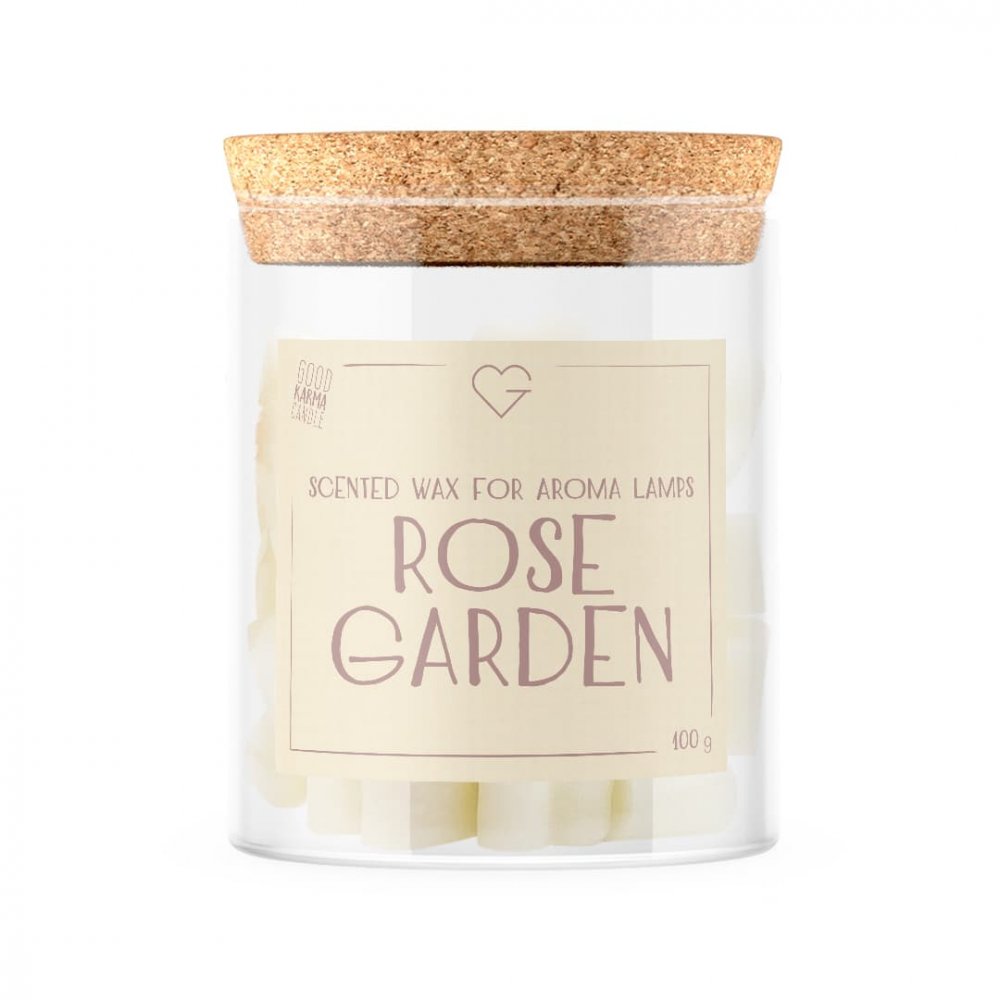 GOODIE Vonný vosk do aroma lampy – Rose Garden 100 g