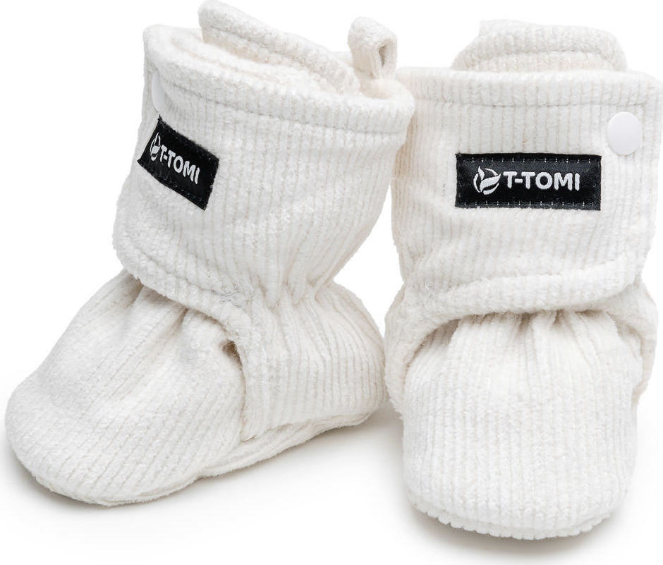 T-TOMI Capáčky Cream (9-12 měsíců) WARM