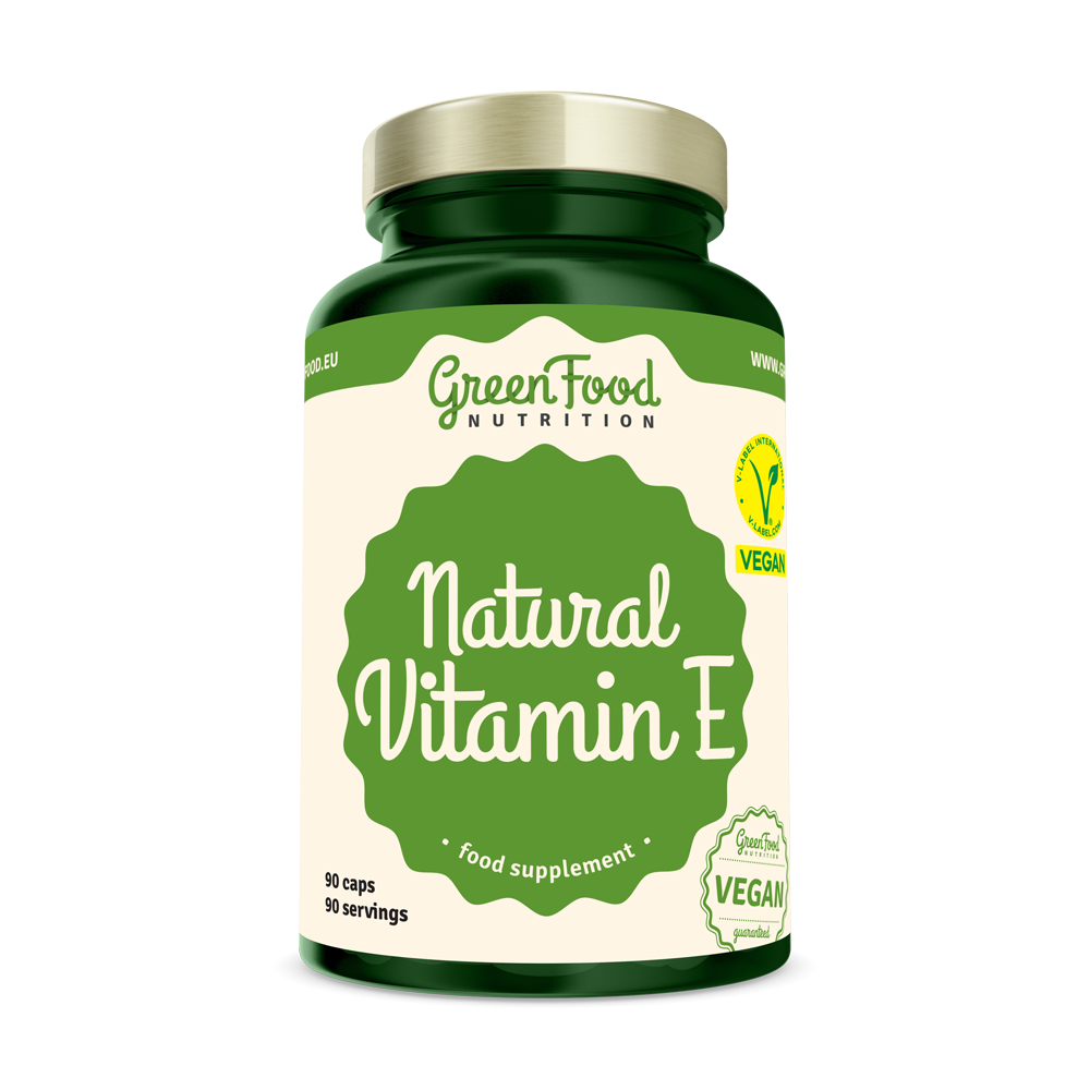 GreenFood Nutrition GreenFood Vitamin E D-Alpha Tokoferyl, 90 ks