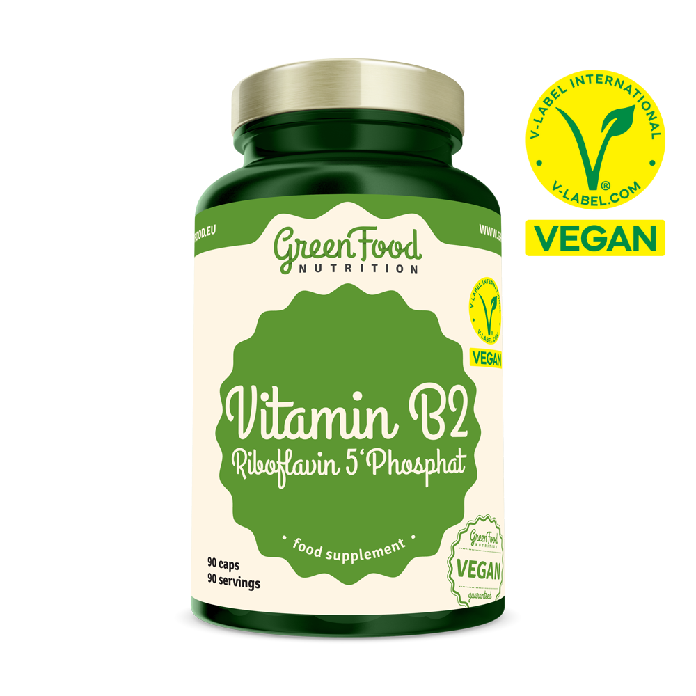 GreenFood Nutrition GreenFood Vitamin B2 Riboflavin 5'Phosphate, 90 ks