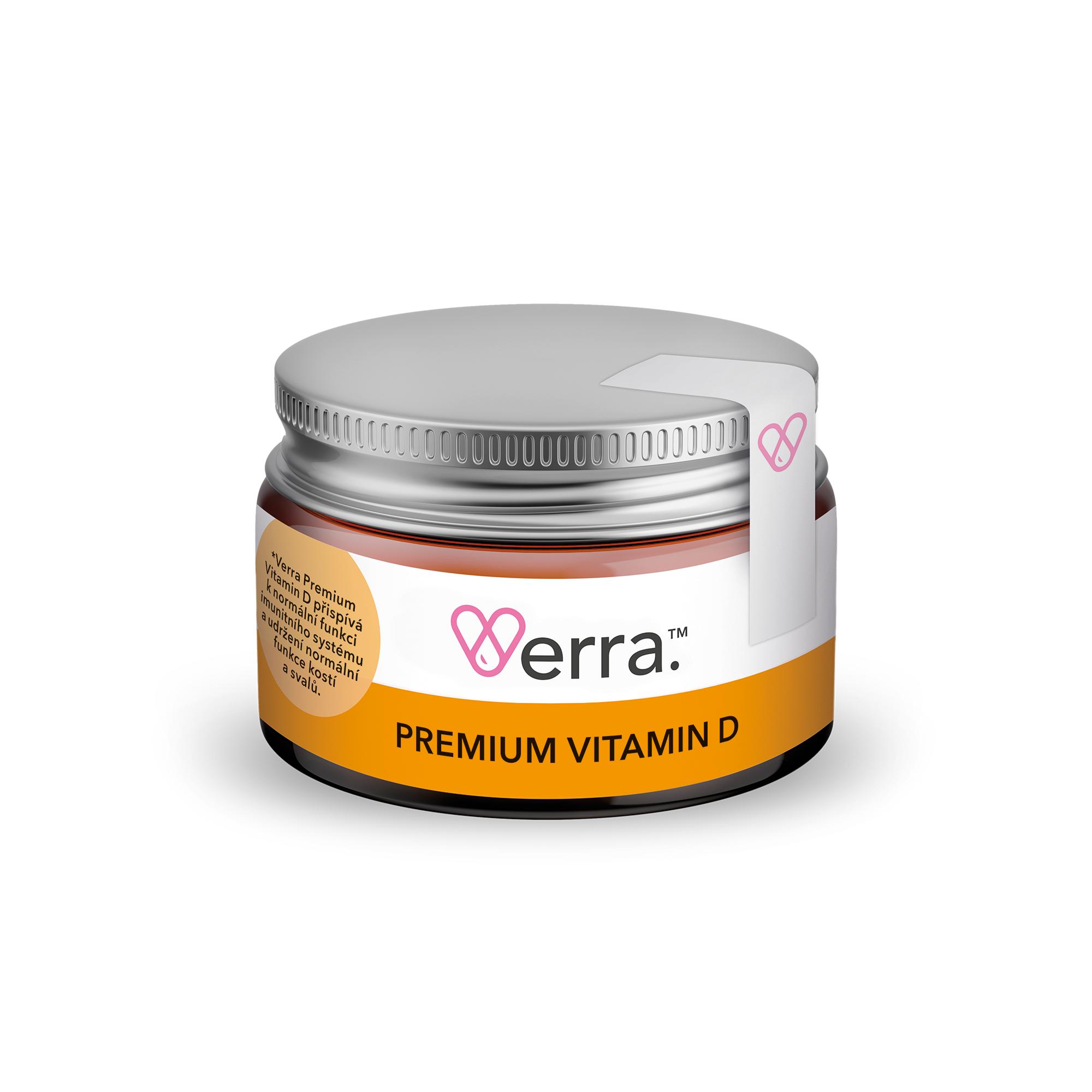 Verra. VERRA Premium Vitamin D, 30 kapslí