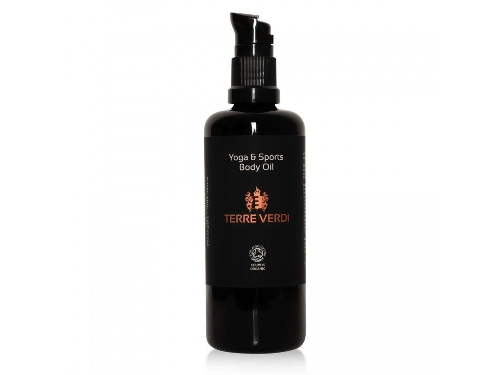 Terre Verdi Yoga&Sports Bio prohřívající tělový a masážní olej, 100ml