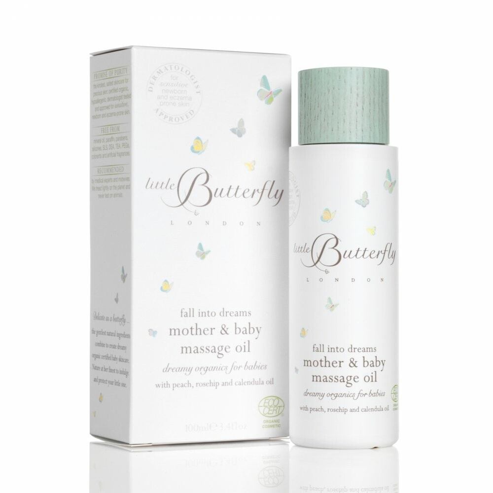 Little Butterfly Masážní olej pro matku a dítě Fall into dreams, 100ml