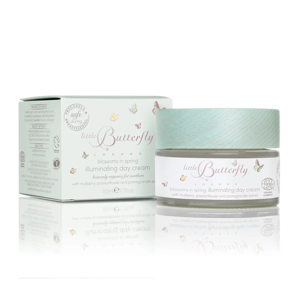 Little Butterfly Denní zesvětlující pleťový krém pro maminky, 50ml
