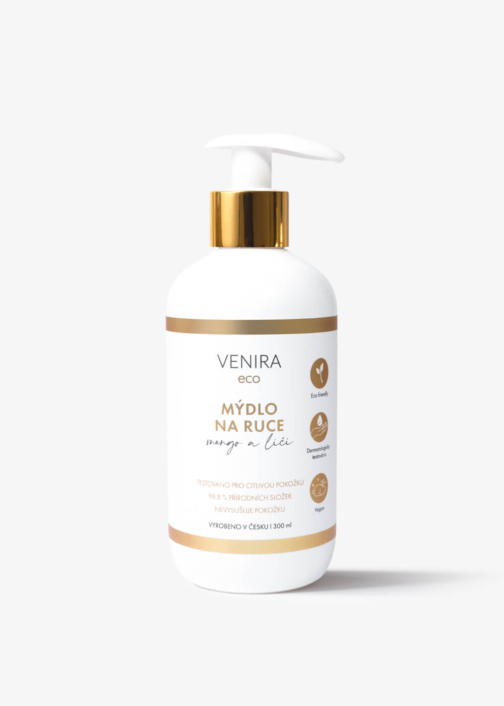 VENIRA ECO tekuté mýdlo na ruce, mango-liči, 300 ml