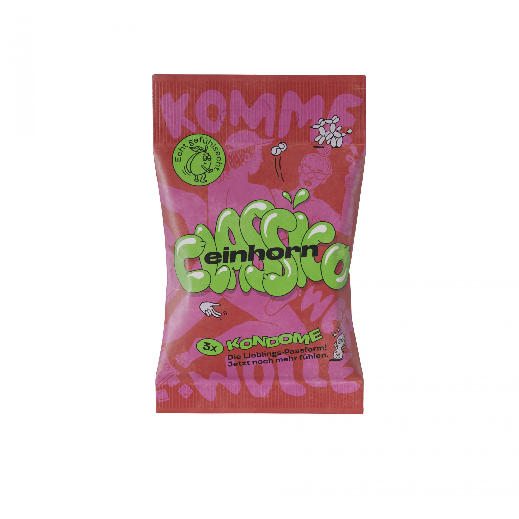 Einhorn Kondomy Classic, 3 ks