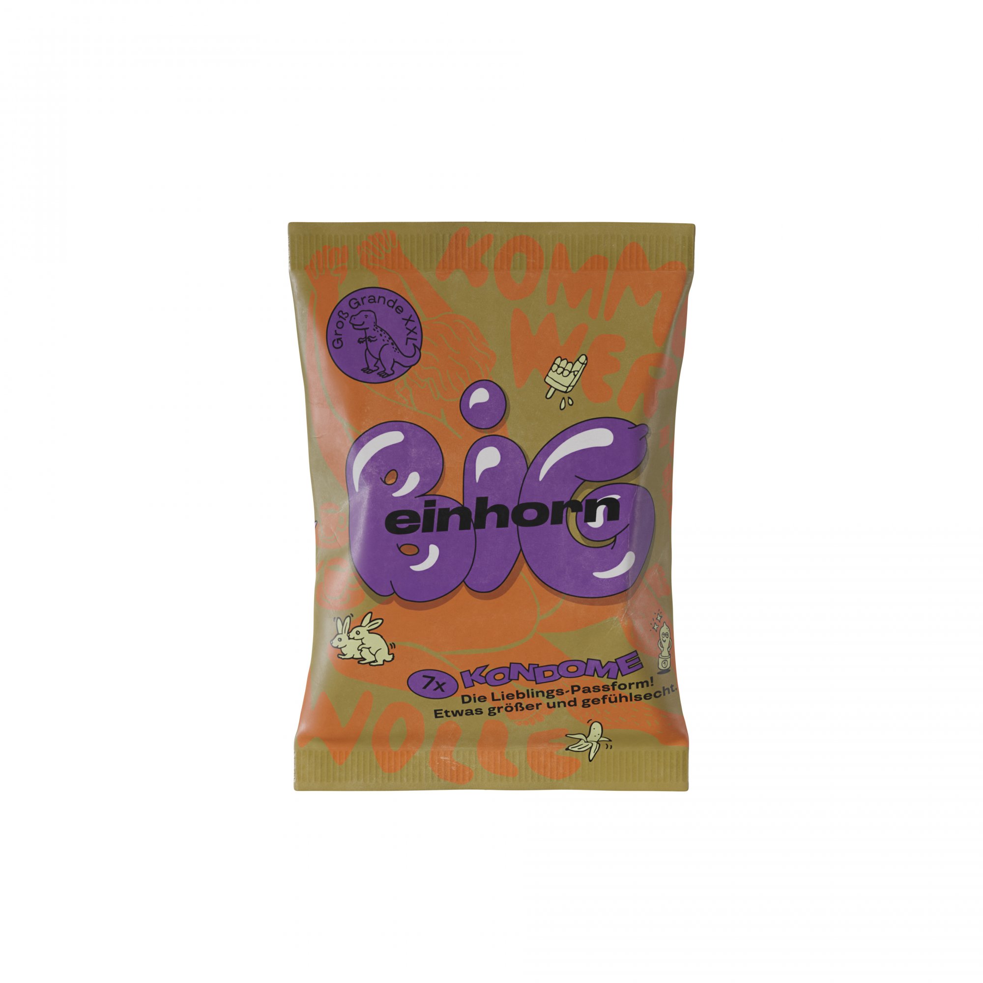 Einhorn Kondomy Big, 7 ks