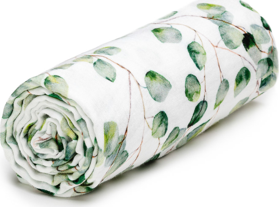 T-TOMI BIO Mušelínová osuška Eucalyptus, 100 x 120 cm