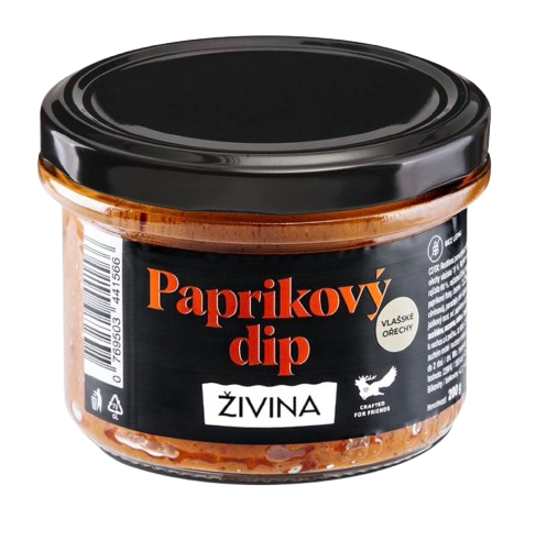 Živina Paprikový dip z vlašských ořechů, 200 g