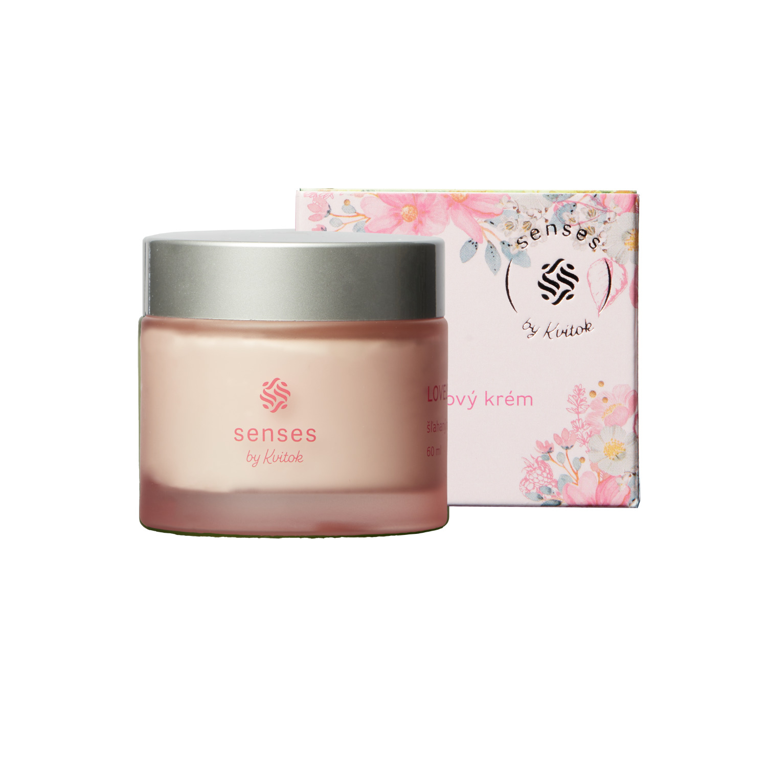 Kvitok Senses Šlehaný tělový krém Lovely, 60 ml